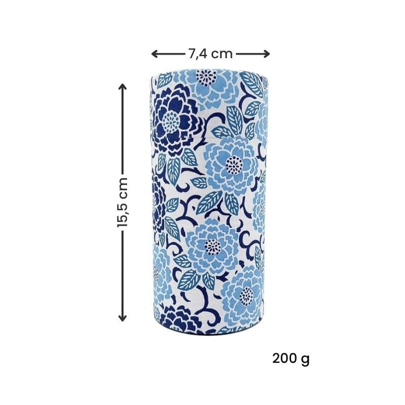 Niebieskie pudełko na herbatę Washi