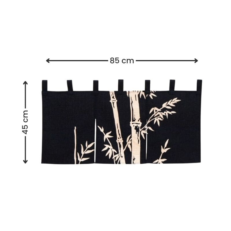 Noren Court Japanese Bamboo 85 x 45 cm
