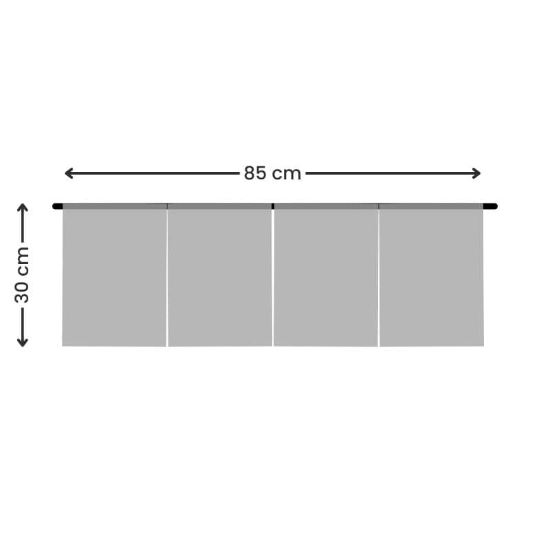 Noren Court Neko Blue 85 x 30 cm