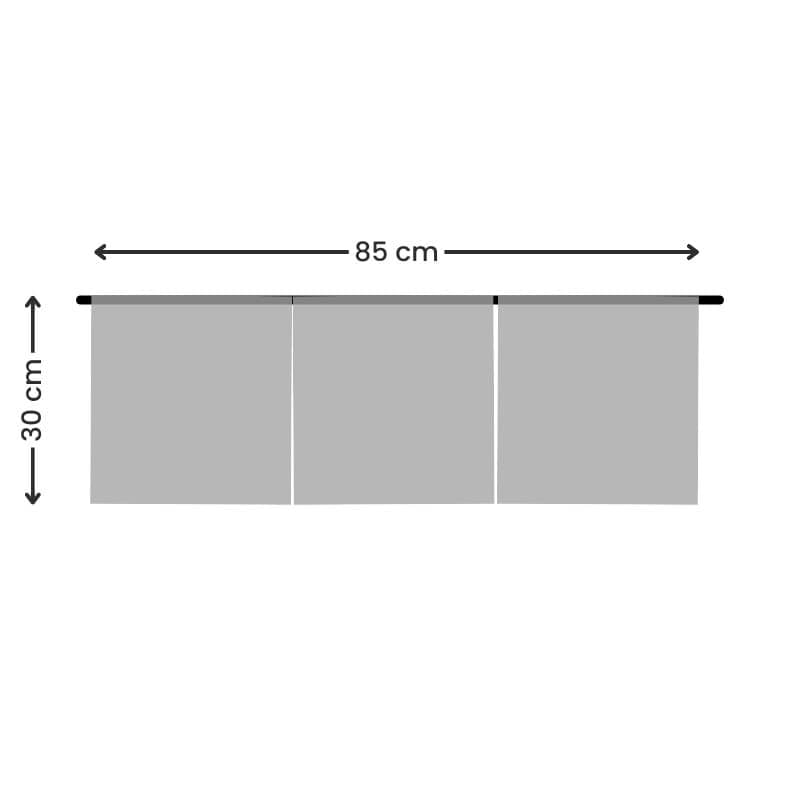 Noren Japanese Court Iroha 85 x 30 cm