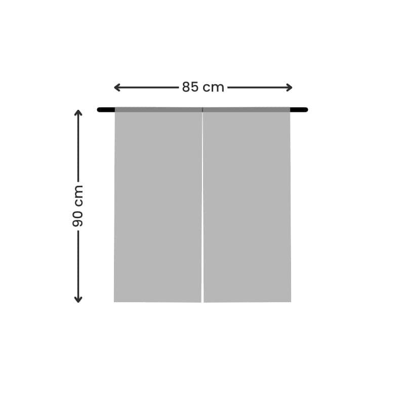 Noren Japanese Court Neko 85 x 90 cm