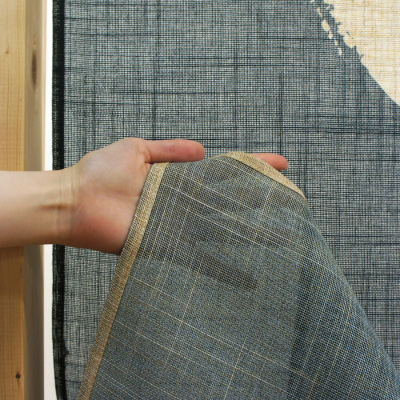Noren Japanese Enso Blue 85 x 150 cm