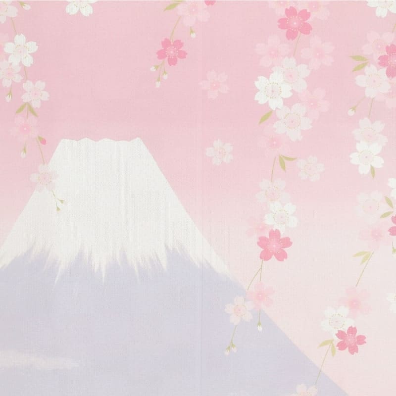 Noren Japanese Fuji Sakura 85 x 150 cm