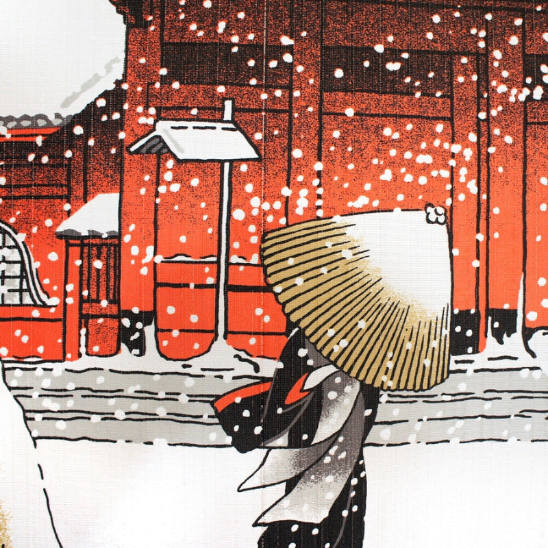 Noren Japanese Snow 85 x 150 cm