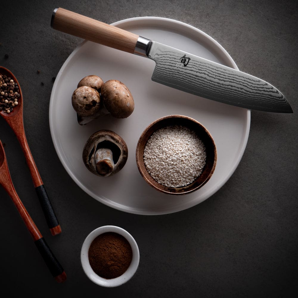 Nóż Santoku Shun Classic White 18 cm