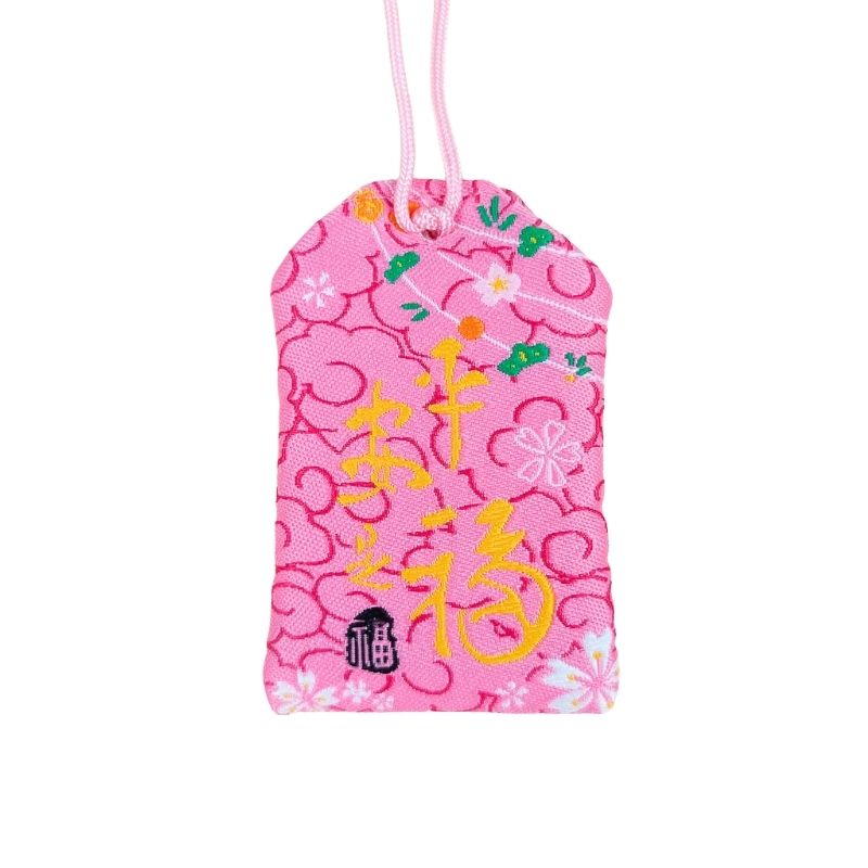 Omamori Kawaii Różowy - Maneki Neko