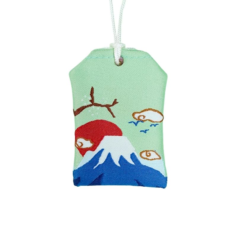 Omamori z motywem Góry Fuji