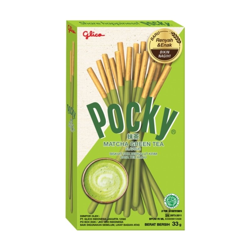 Paluszki Pocky Matcha z Mlekiem