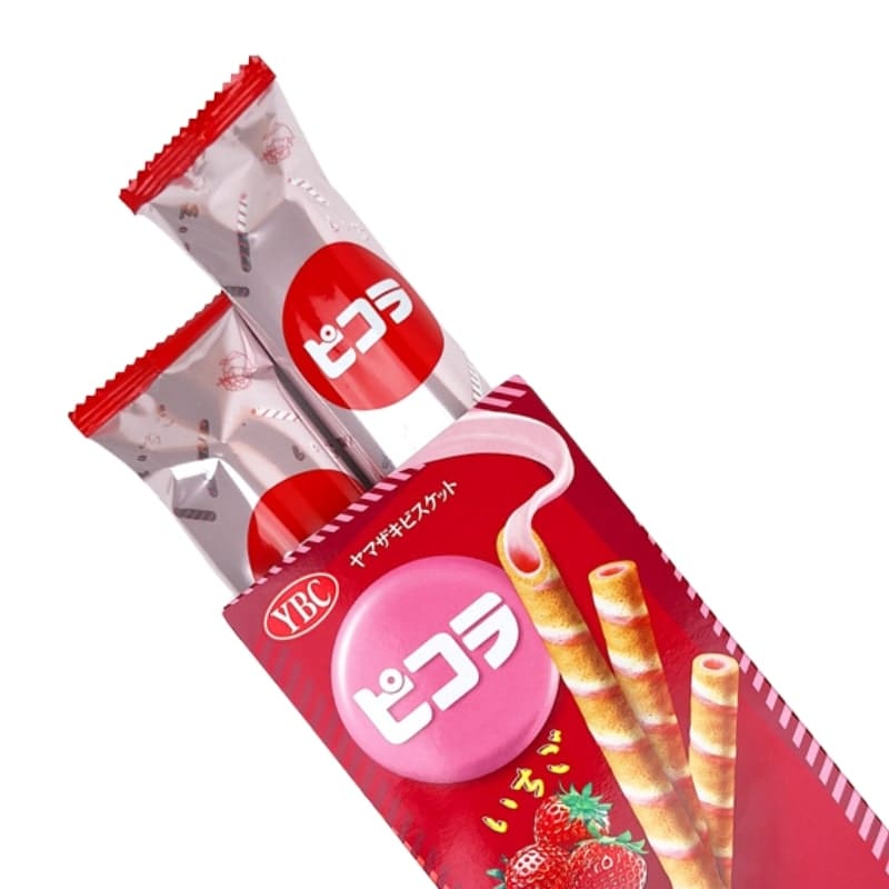 Picola Truskawkowe herbatniki w rolkach o smaku truskawkowym