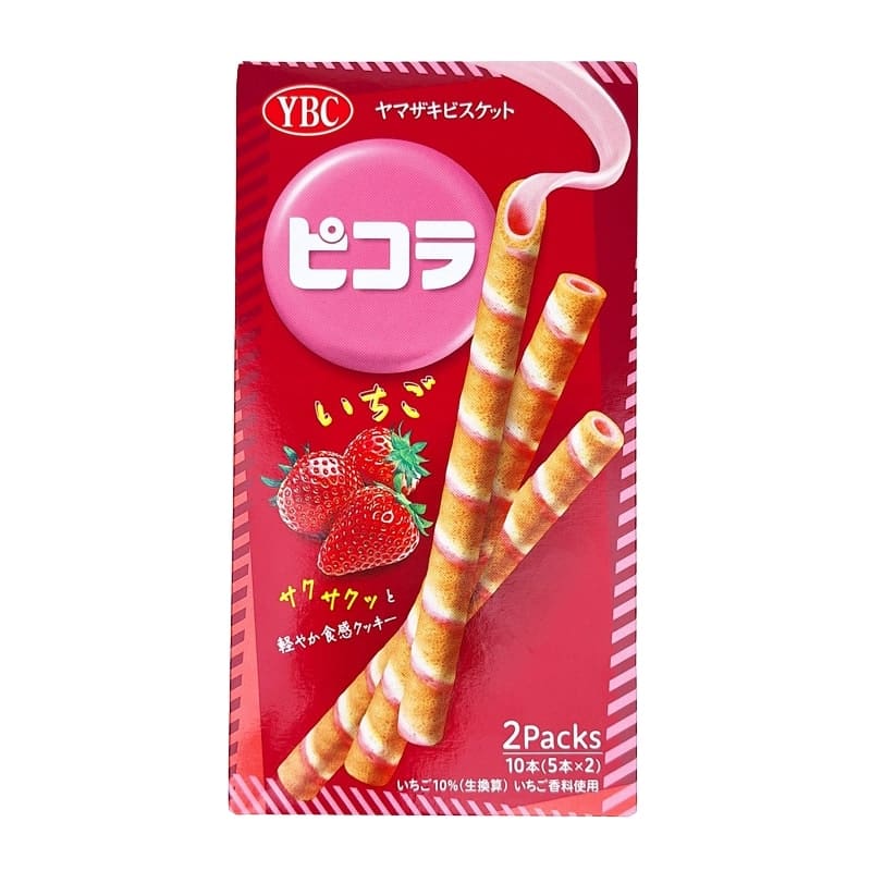 Picola Truskawkowe herbatniki w rolkach o smaku truskawkowym