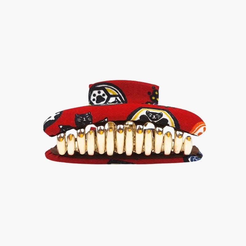 Japońska spinka do włosów w kształcie kota