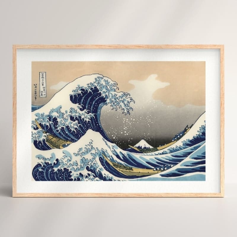 Plakat Hokusai Wave Kanagawa A3