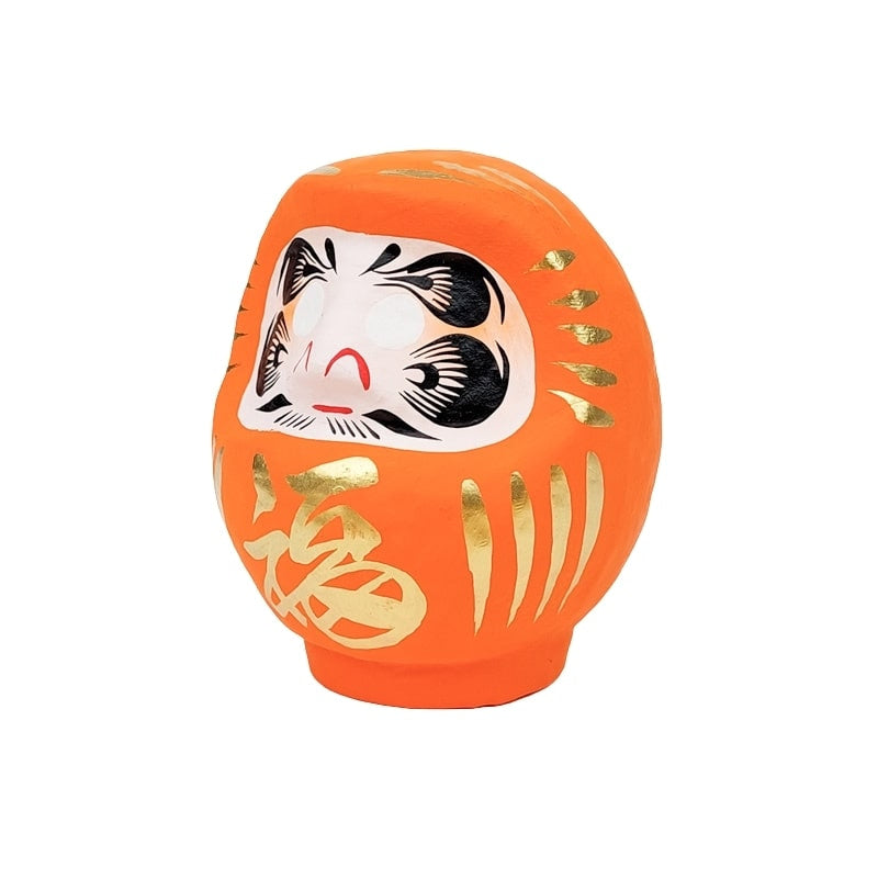 Pomarańczowa Daruma japońska od 9 do 15 cm