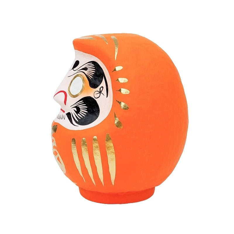 Pomarańczowa Daruma japońska od 9 do 15 cm