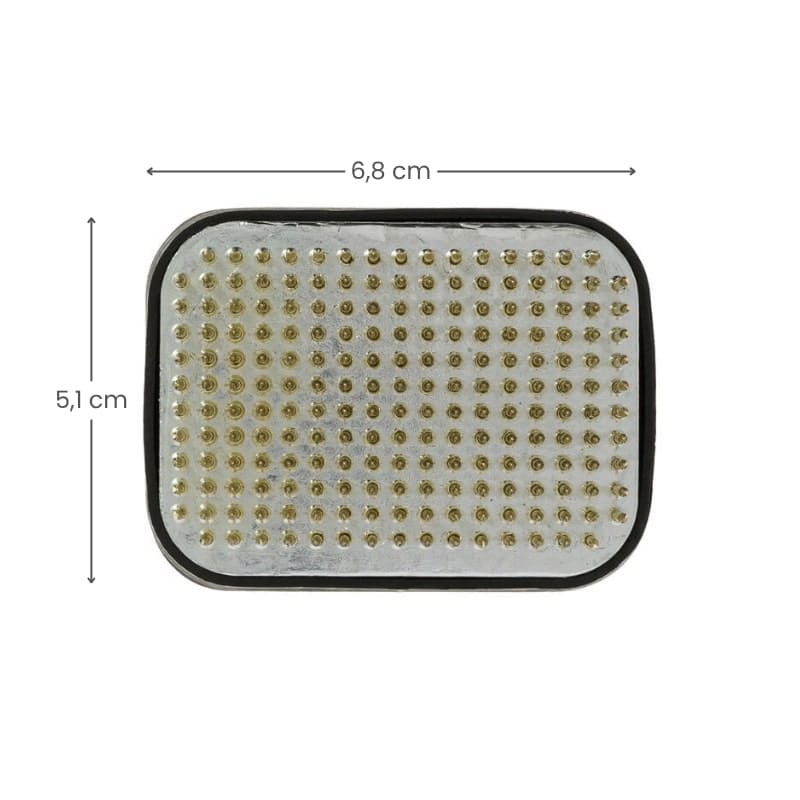 Prostokątny zrywak do kwiatów Kenzan Ikebana 68 x 51 mm