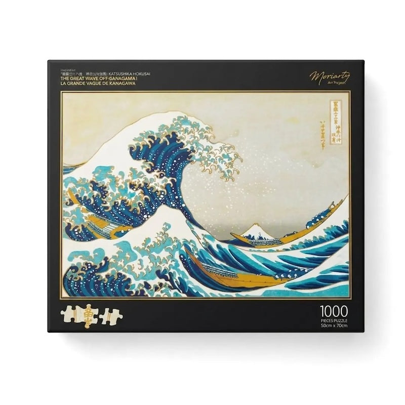 Puzzle Wielka Fala w Kanagawie - 1000 Elementów