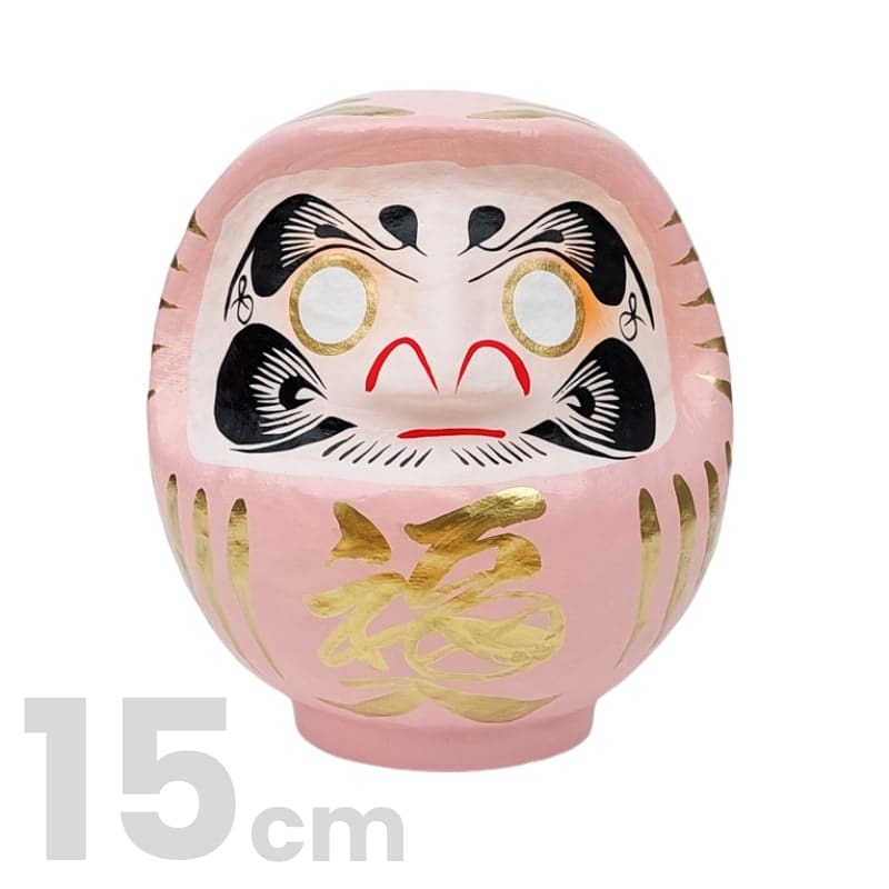Różowa Daruma japońska od 9 do 15 cm 15 cm
