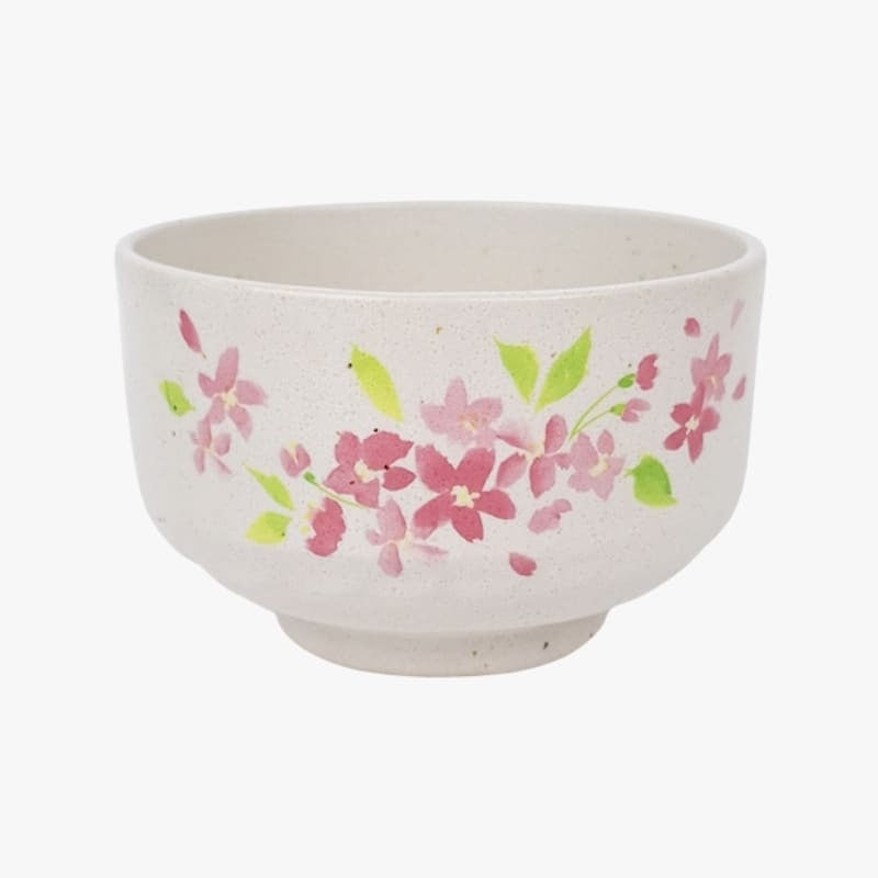 Różowa japońska miska matcha Sakura