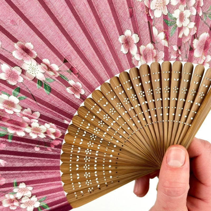 Różowy japoński wachlarz Sakura