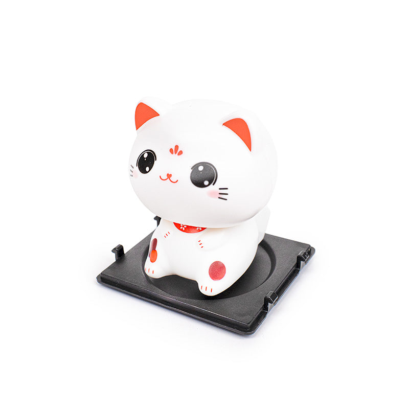 Ruchomy Solarny Kot Szczęścia - Kawaii