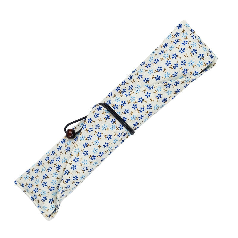 Zestaw Japońskich Drewnianych Sztućców z Etui Sakura