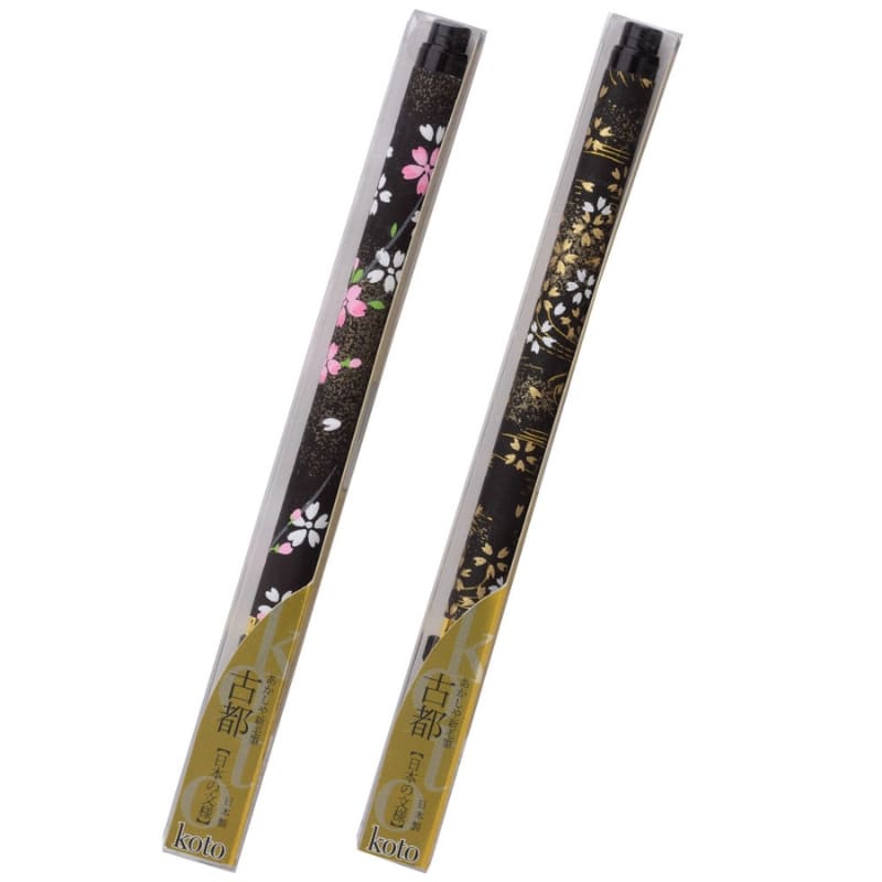 Pędzel Koto z czarną rączką z papieru Washi