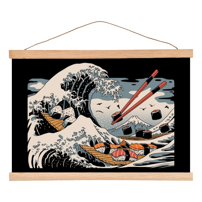 Sushi Kanagawa - japoński plakat A3
