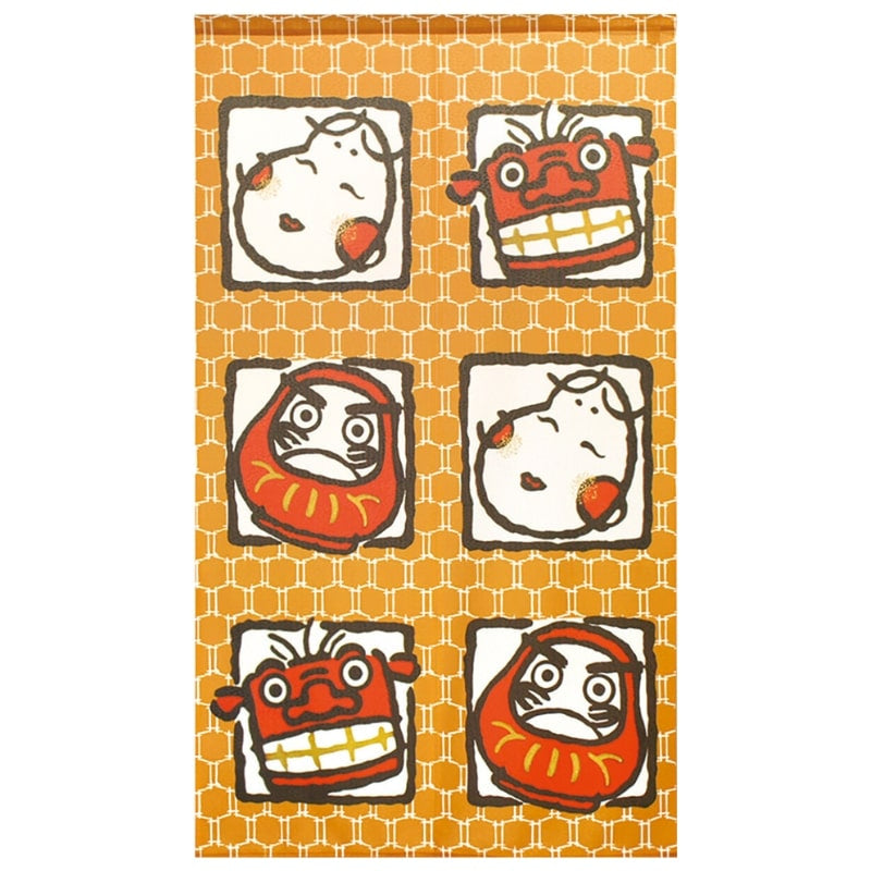 Szczęśliwy Japończyk Noren 85 x 150 cm