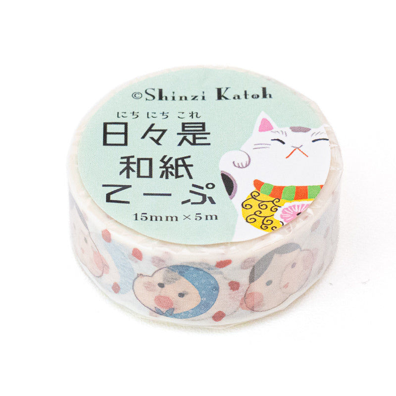 Taśma Washi - Okame & Hyottoko