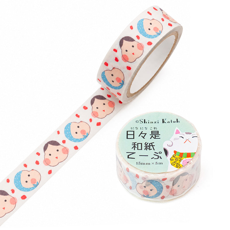 Taśma Washi - Okame & Hyottoko