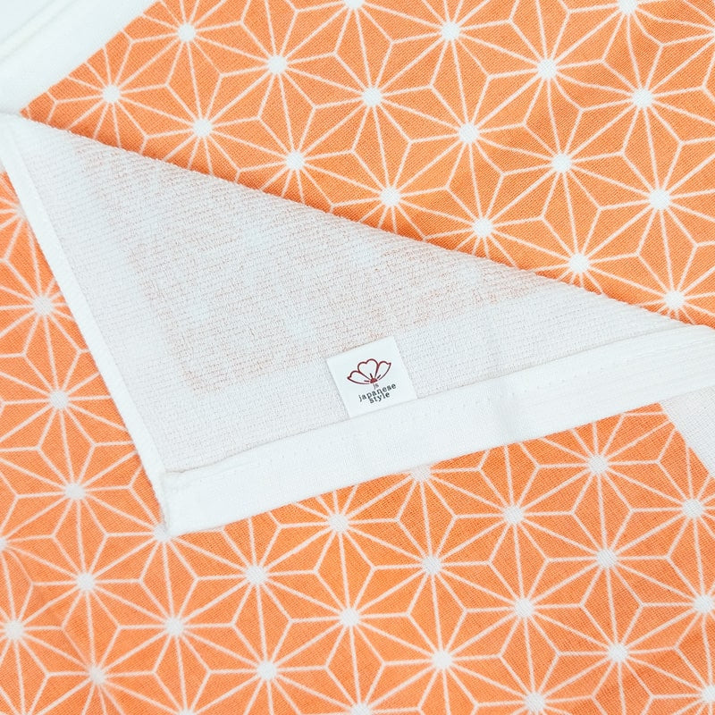 Tenugui japońska gaza bawełniana Asanoha