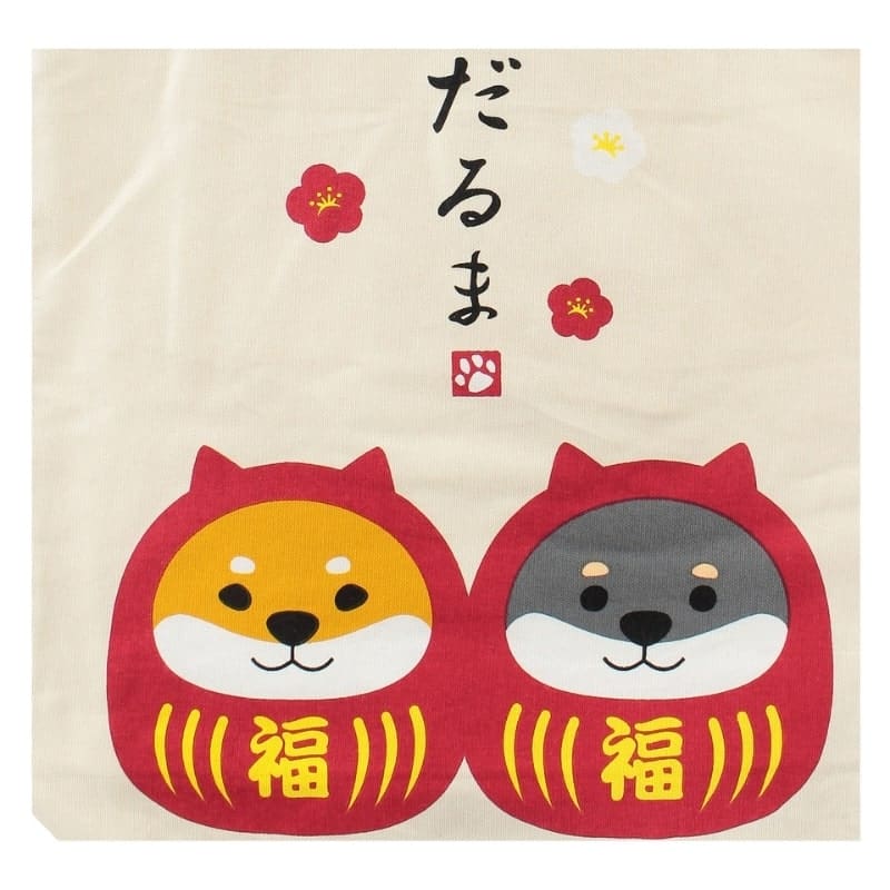 Torba z kości słoniowej Shiba Daruma