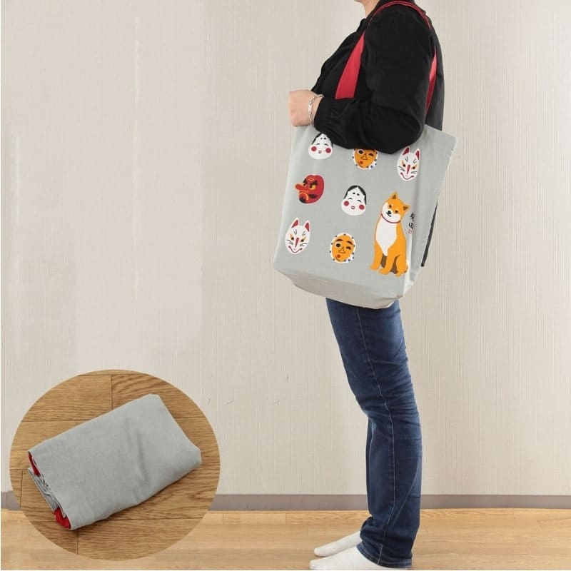 Tote Bag Grey Omote to Shiba