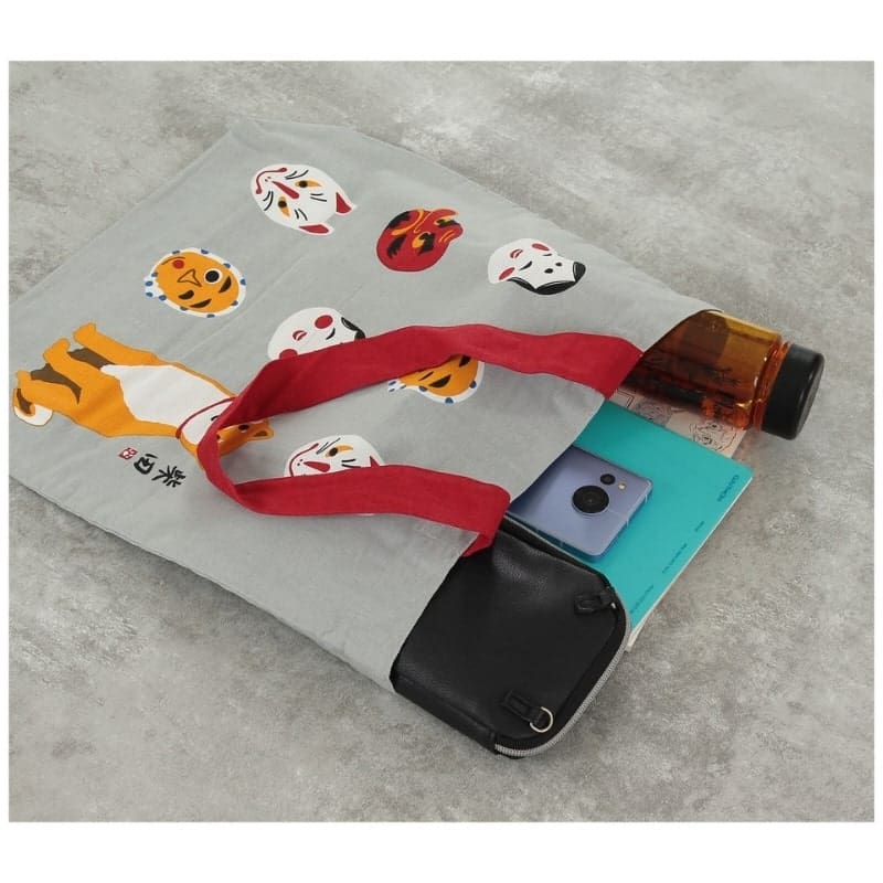 Tote Bag Grey Omote to Shiba