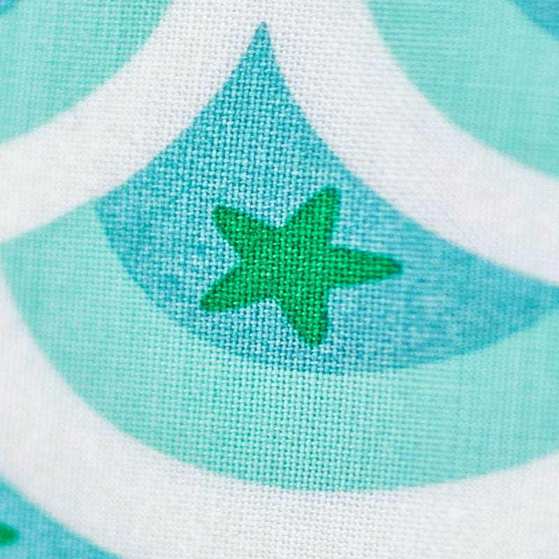 Tradycyjne turkusowe koinobori 100 cm