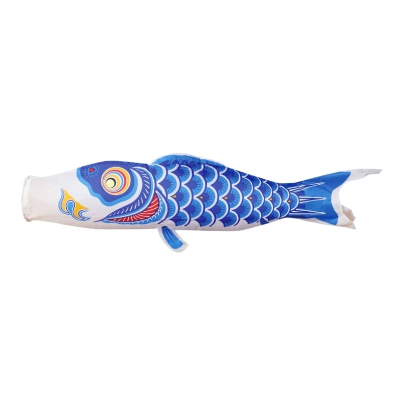 Tradycyjny Japoński Koinobori Niebieski - 150 cm