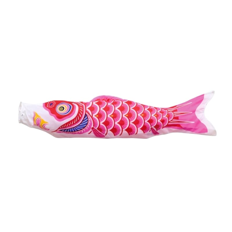 Tradycyjny Japoński Koinobori Różowy - 100 cm
