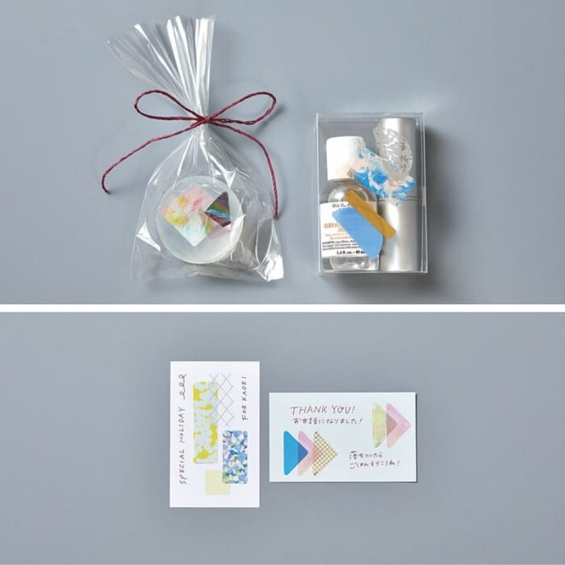 Trójkątne naklejki kosmetyczne