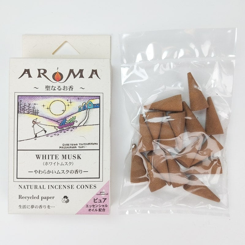 White Musk Incense Cone