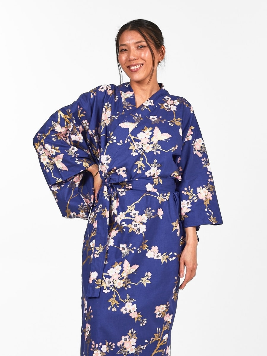 Yukata Kimono damskie Sakura to Chō