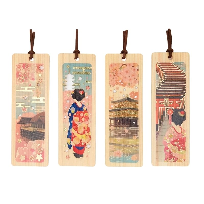 Zakładka Japanese Cypress Geisha & Pagoda