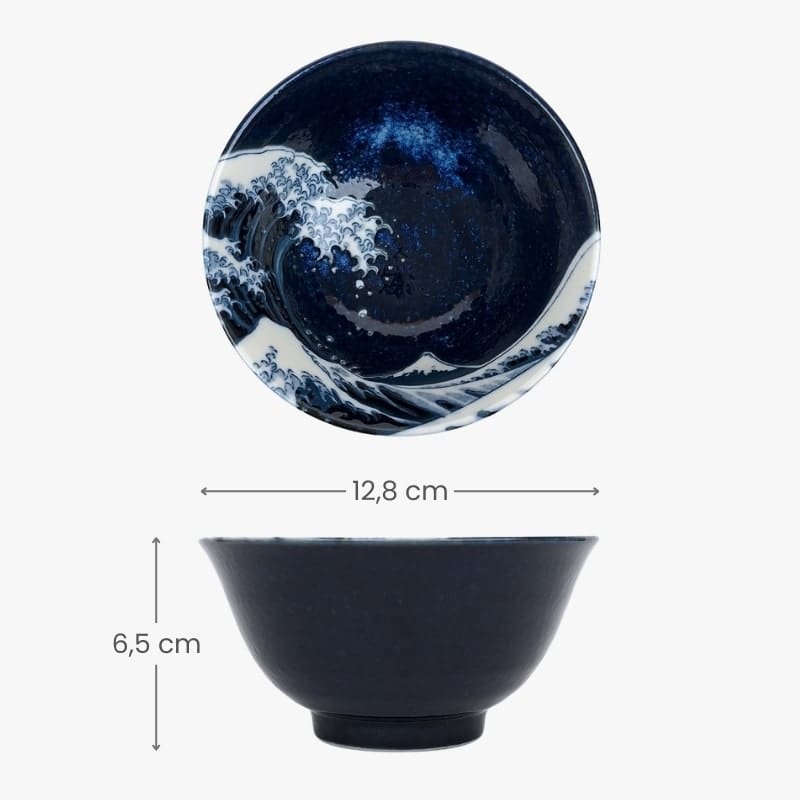 Zestaw 2 japońskich misek Kanagawa