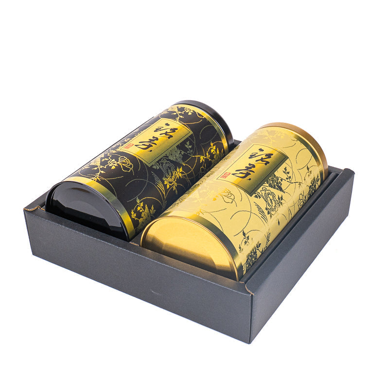 Zestaw 2 Metalowych Puszek na Herbatę - Gentaku