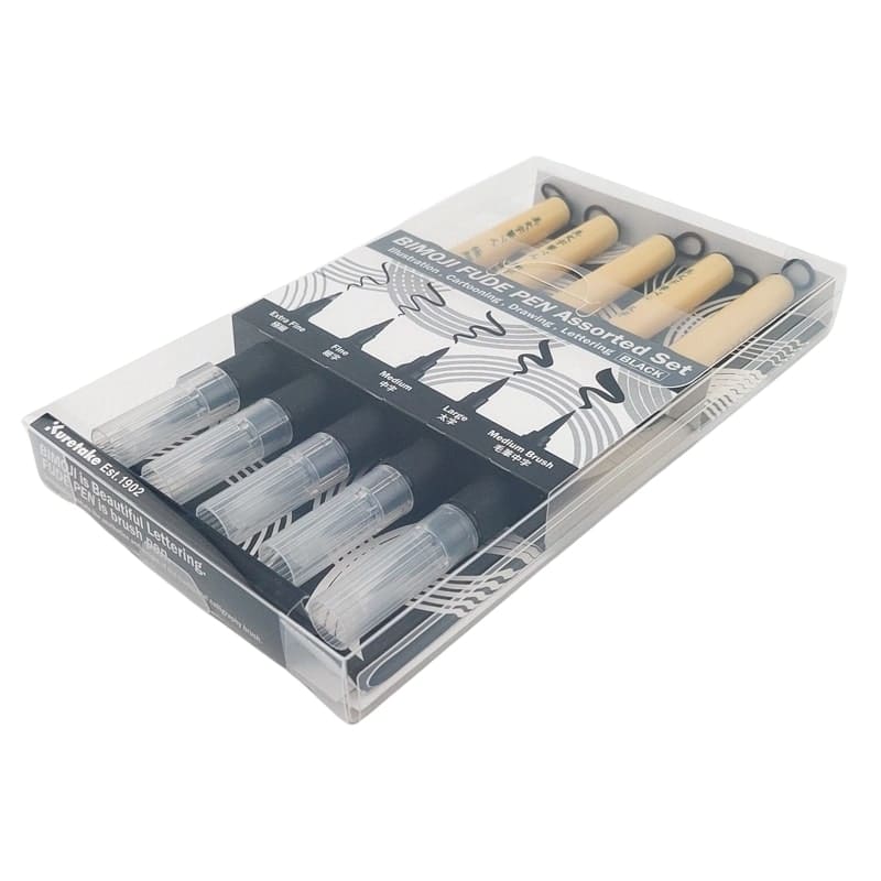 Zestaw 5 pędzli filcowych Bimoji Fude Pen