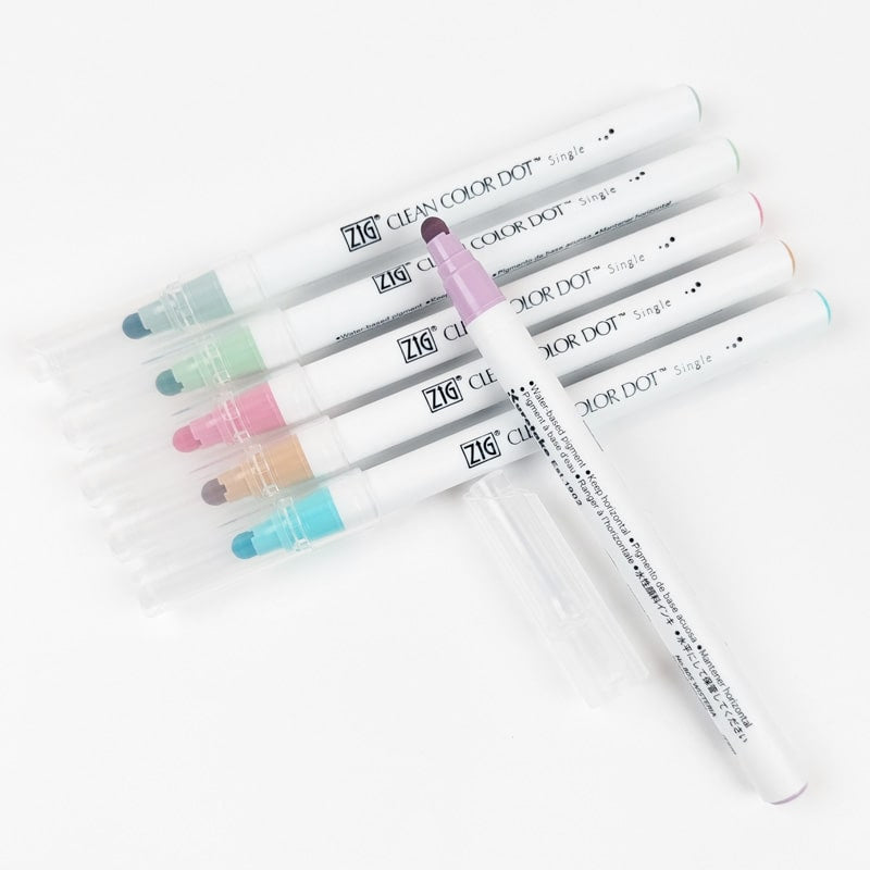 Zestaw 6 rozświetlaczy Dot Smoky