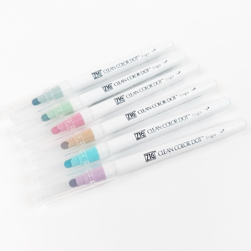 Zestaw 6 rozświetlaczy Dot Smoky