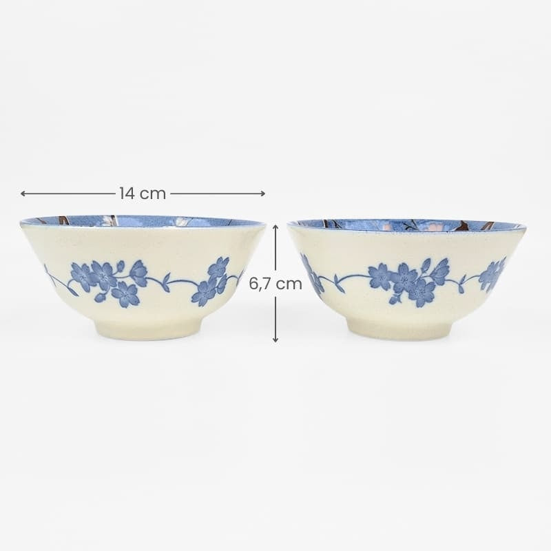 Zestaw japońskich misek Fuji Sakura