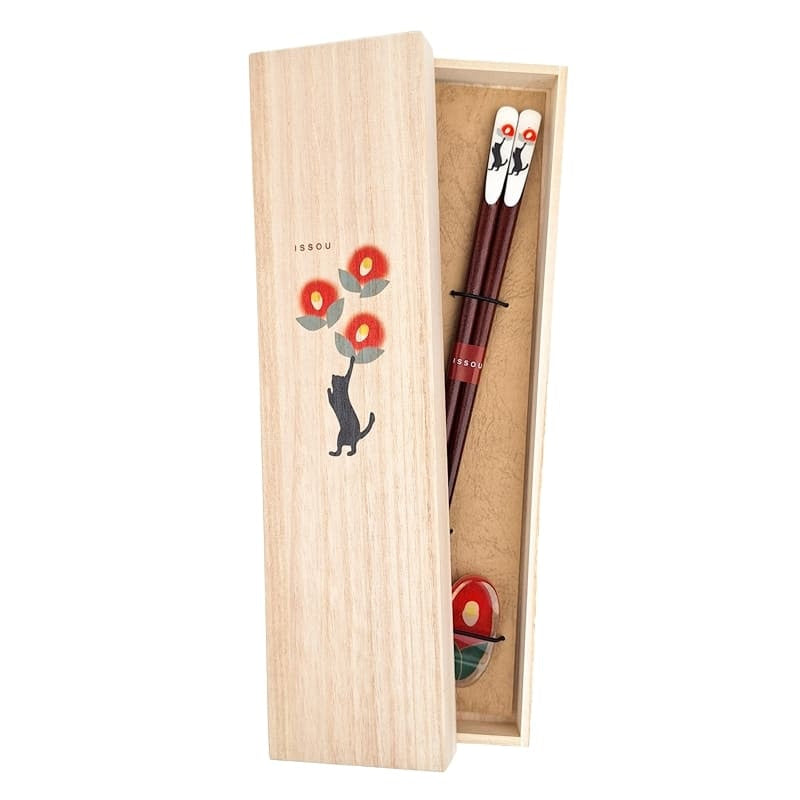 Zestaw japońskich pałeczek Neko Tsubaki