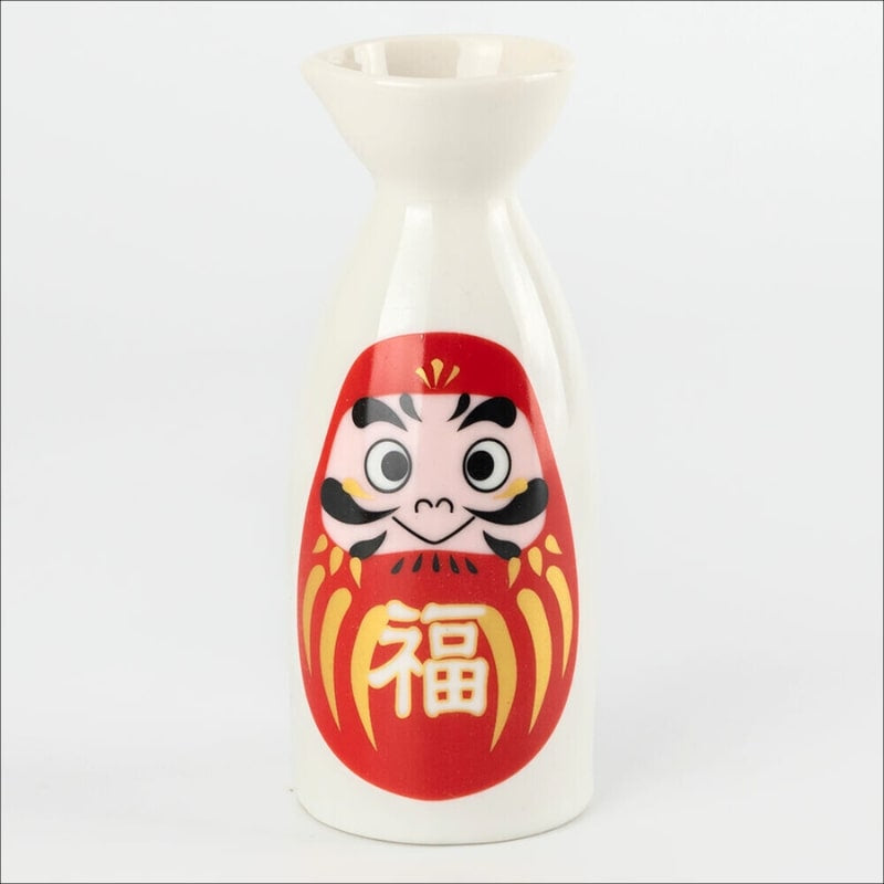 Zestaw japońskiej sake Daruma