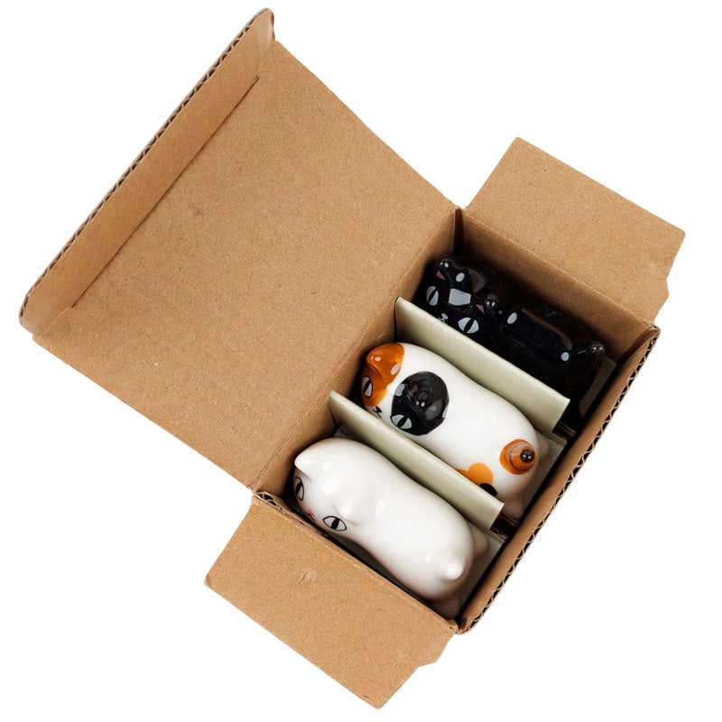 Zestaw uchwytów na pałeczki z trzema kotami